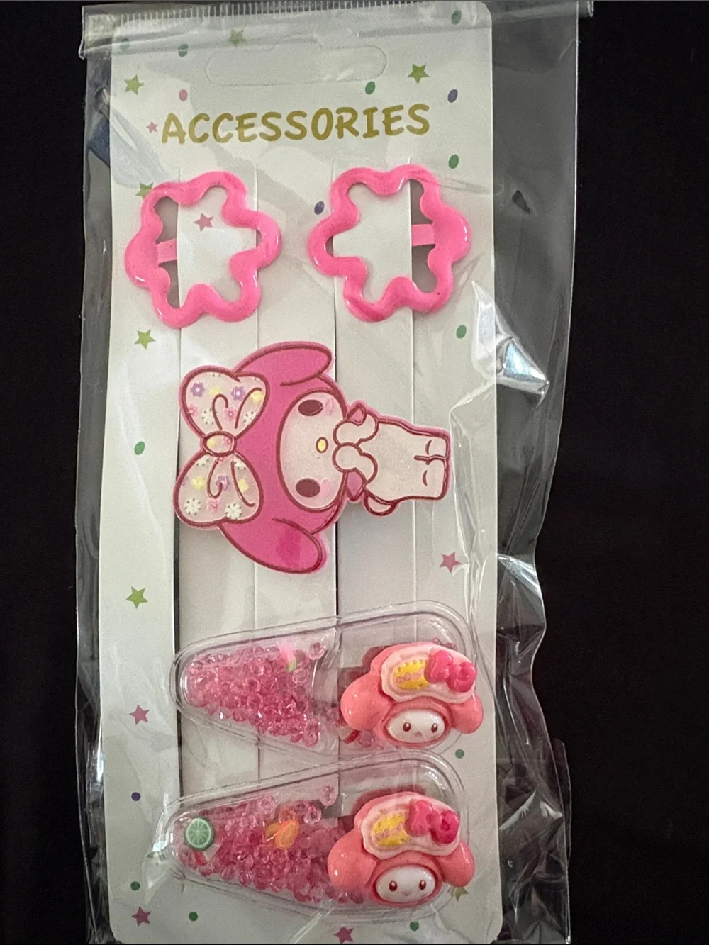 Hello Kitty And Friends Pastel Character Hair Clip Pack Set of 5